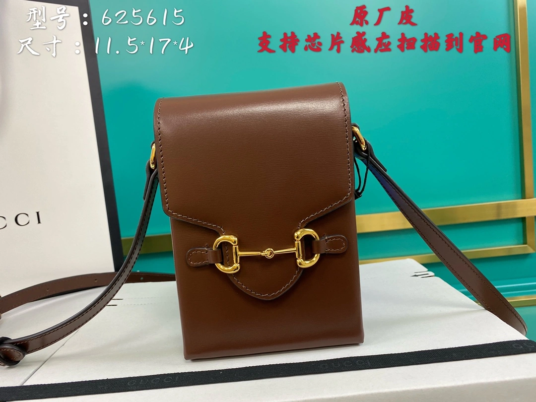 Fashionable G*ucci Bag Top Quality 11.5*17*4cm 8076