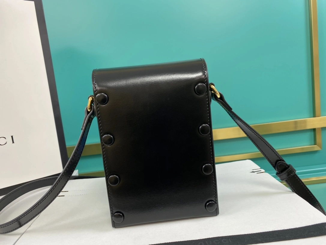 Fashionable G*ucci Bag Top Quality 11.5*17*4cm 8076
