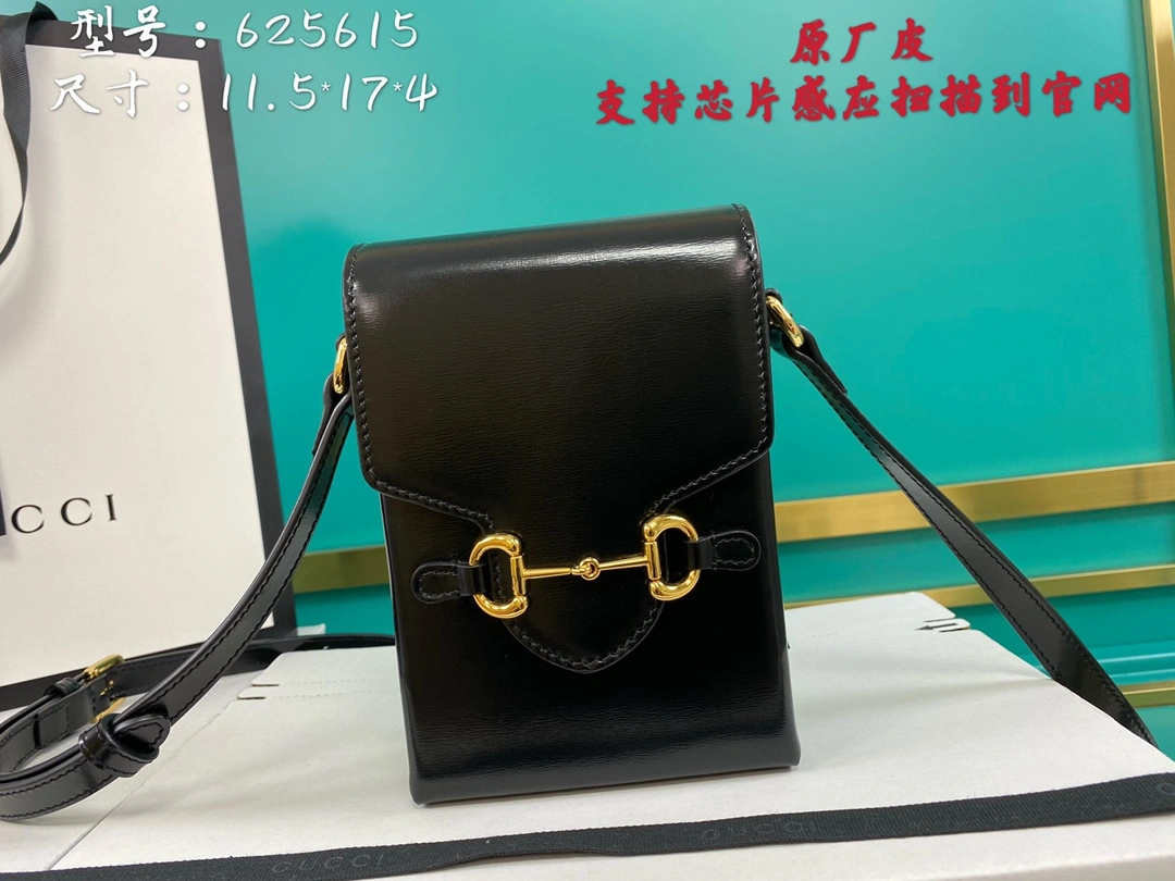Fashionable G*ucci Bag Top Quality 11.5*17*4cm 8076