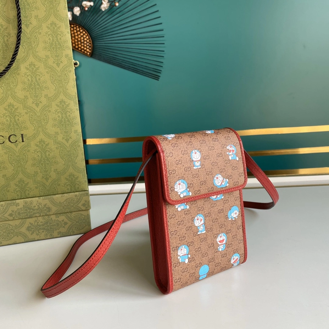 Effortless G*ucci Bag Top Quality 11.5*18*3.5cm 8123