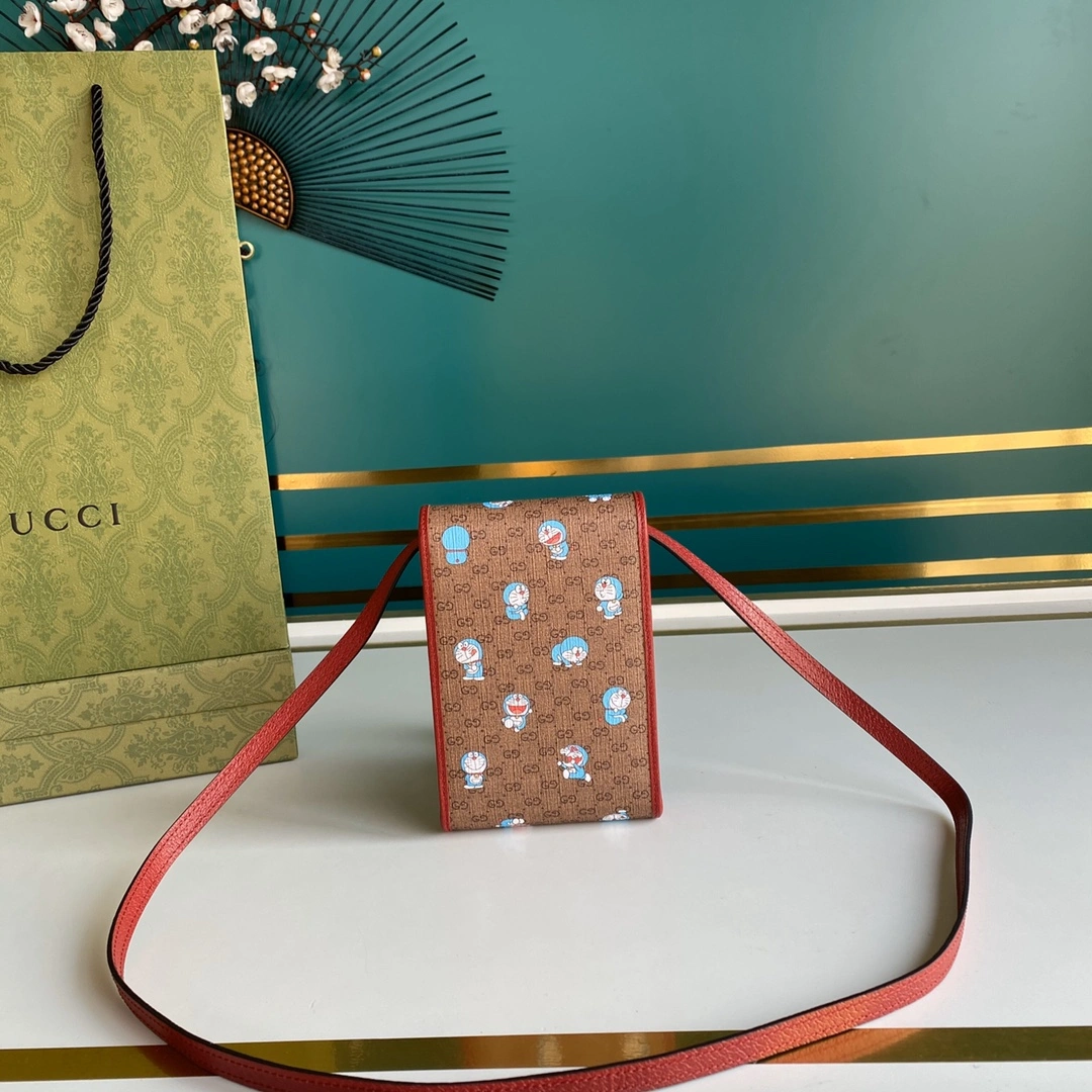 Effortless G*ucci Bag Top Quality 11.5*18*3.5cm 8123