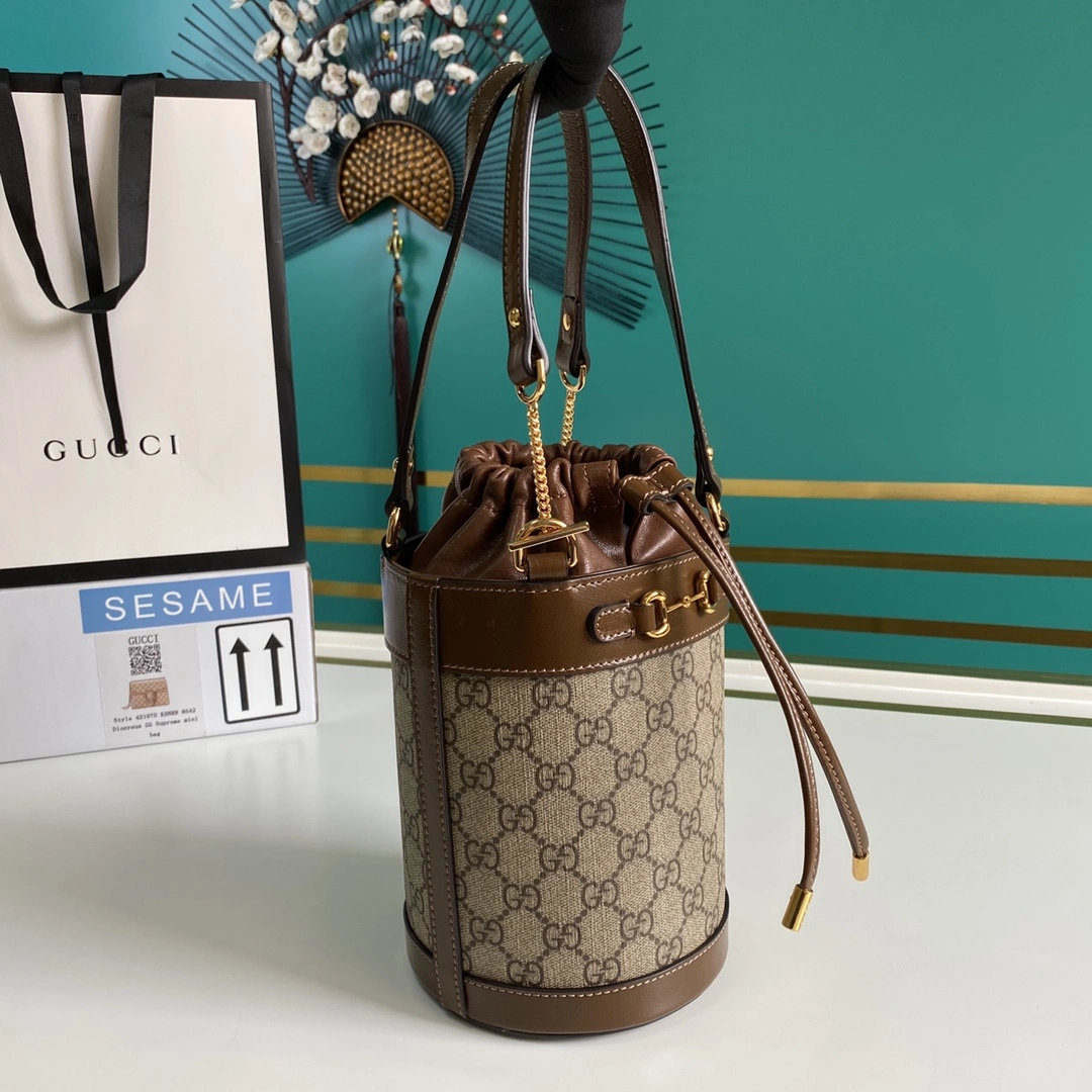 Contemporary G*ucci Bag Top Quality 14*16*14cm 8101