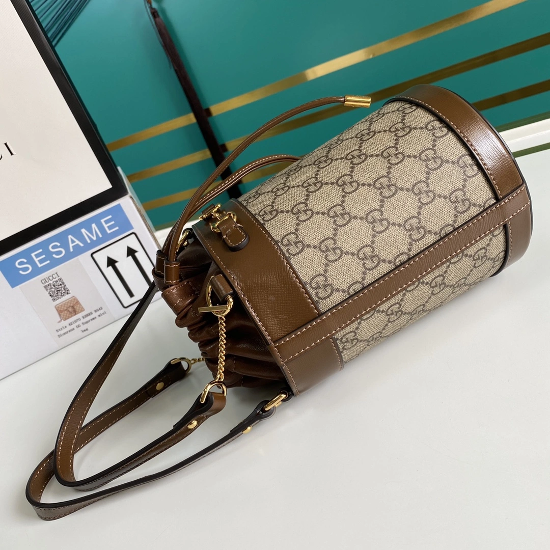 Contemporary G*ucci Bag Top Quality 14*16*14cm 8101