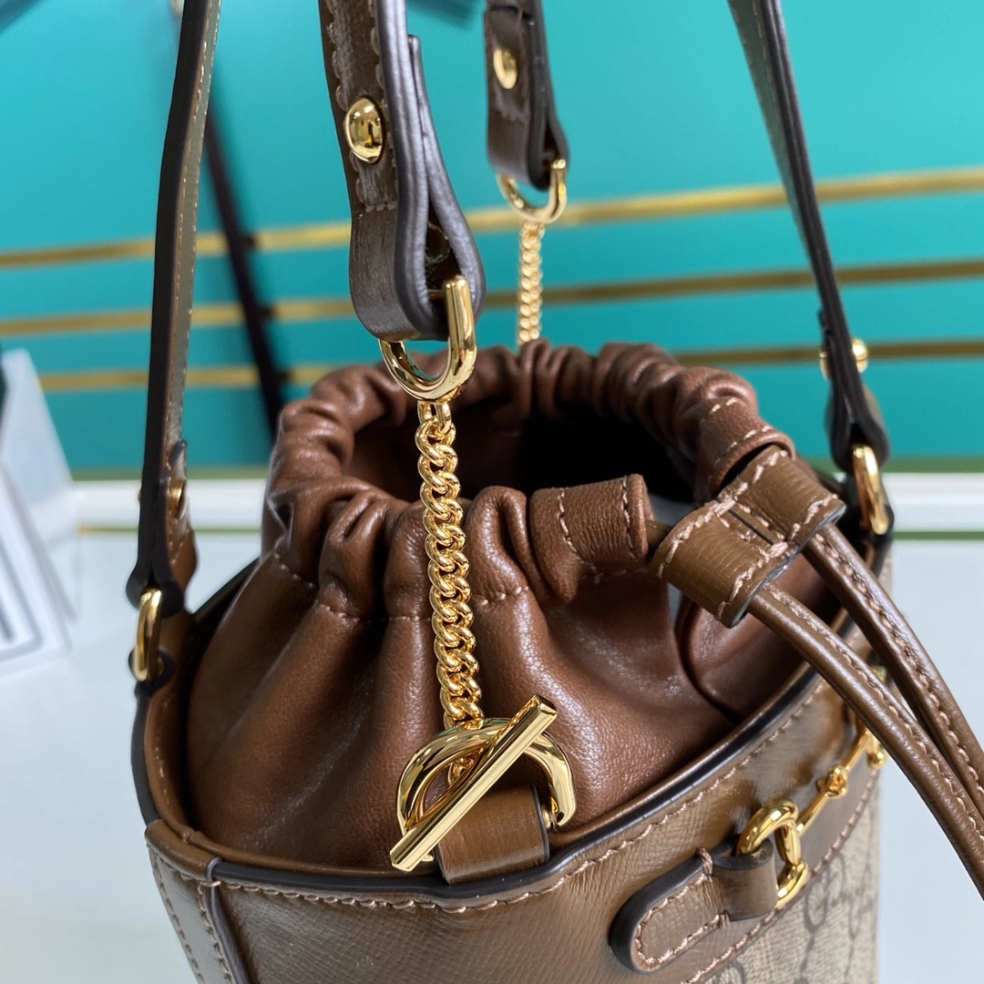 Contemporary G*ucci Bag Top Quality 14*16*14cm 8101