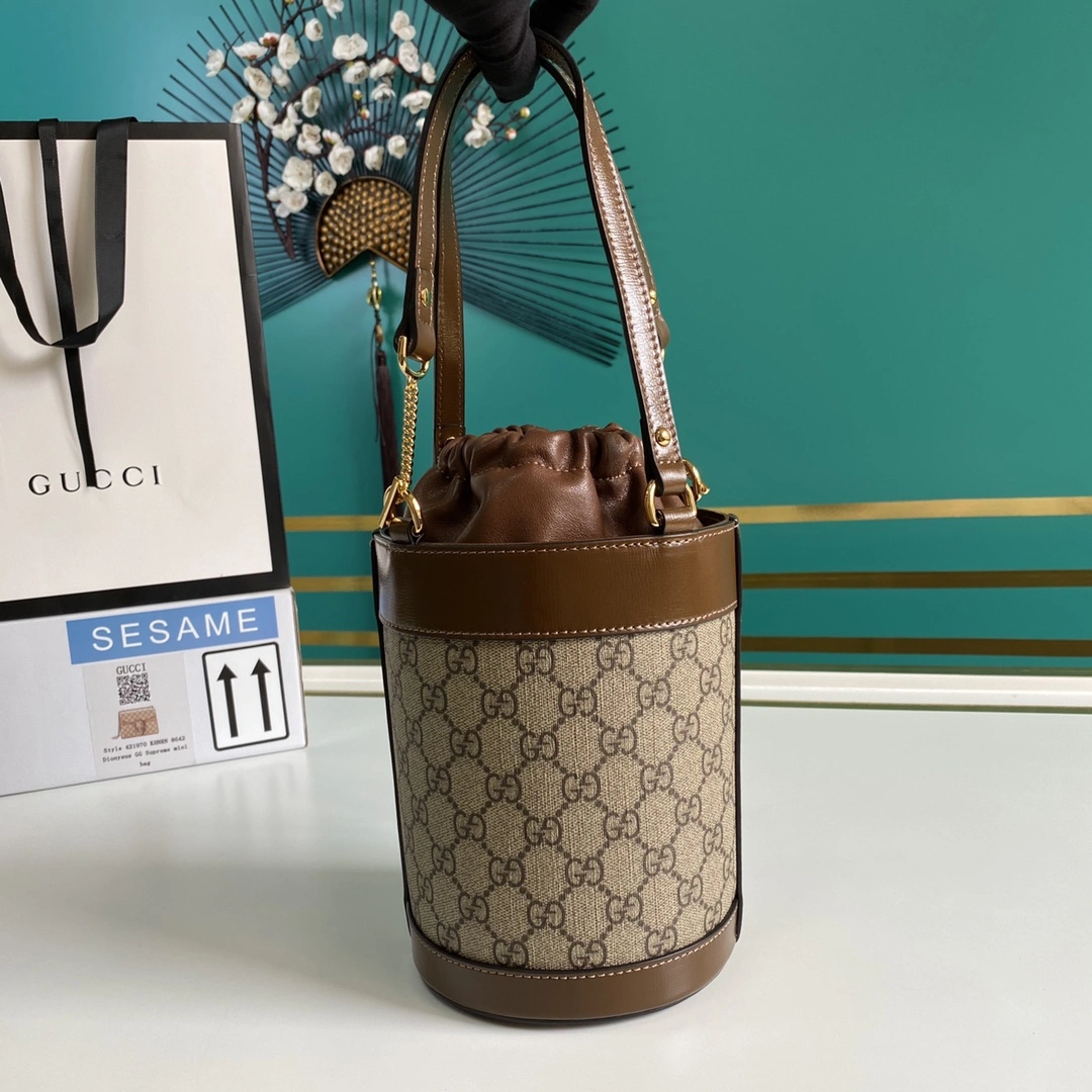Contemporary G*ucci Bag Top Quality 14*16*14cm 8101