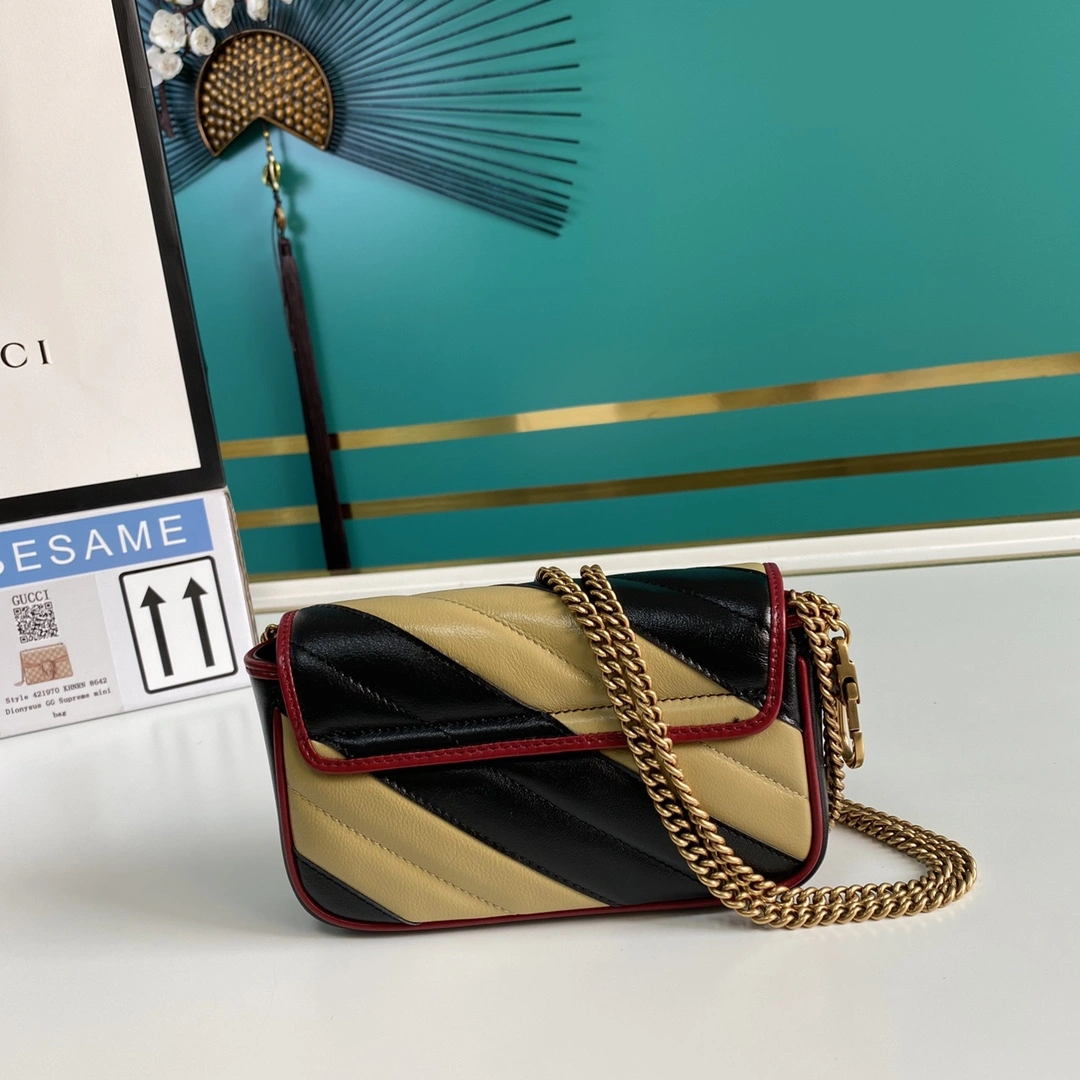Casual G*ucci Bag Top Quality 16.5*10.2*5.1cm 8090