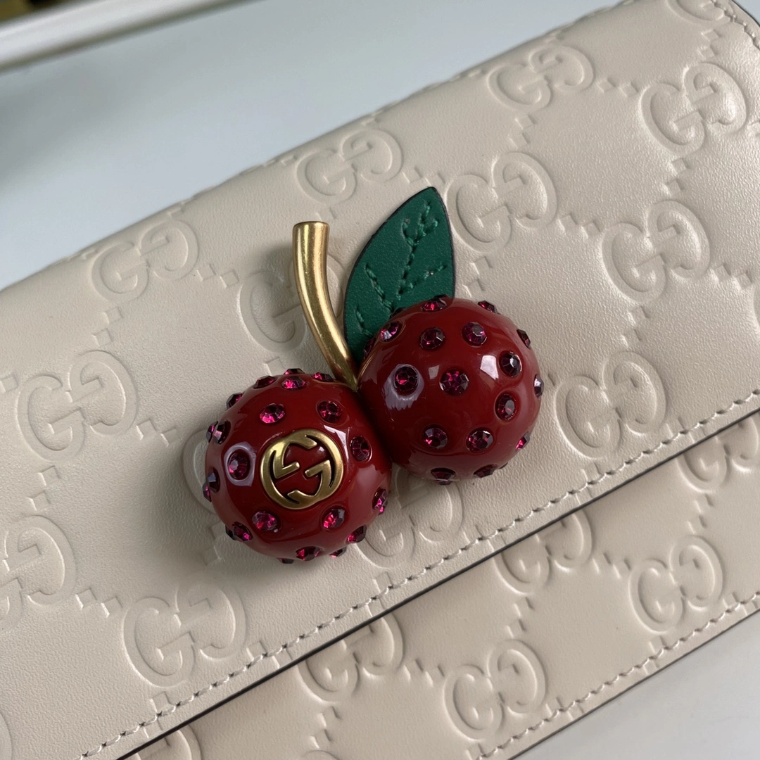 G*ucci Bag Top Quality 16.5*10*3.5cm Colorful 8074