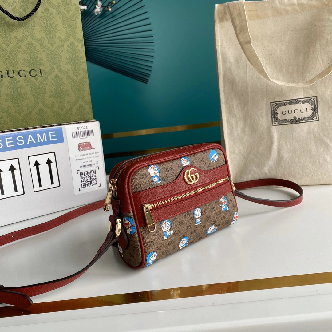 Sporty G*ucci Bag Top Quality 17.5*12*5.5cm 8120