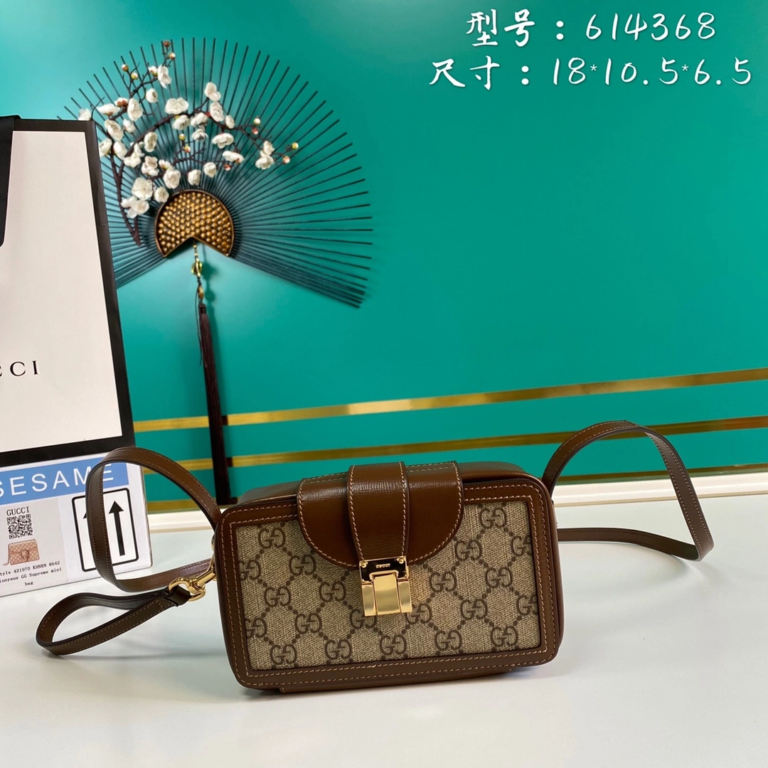 G*ucci Bag Top Quality 18*10.5*6.5cm BestValue 8116