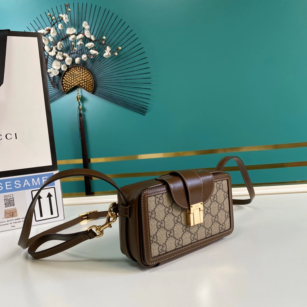 G*ucci Bag Top Quality 18*10.5*6.5cm BestValue 8116