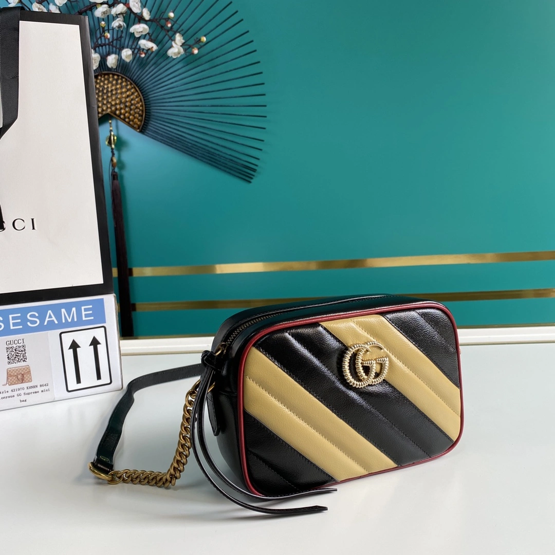G*ucci Bag Top Quality 18*12*6cm Sporty 8093