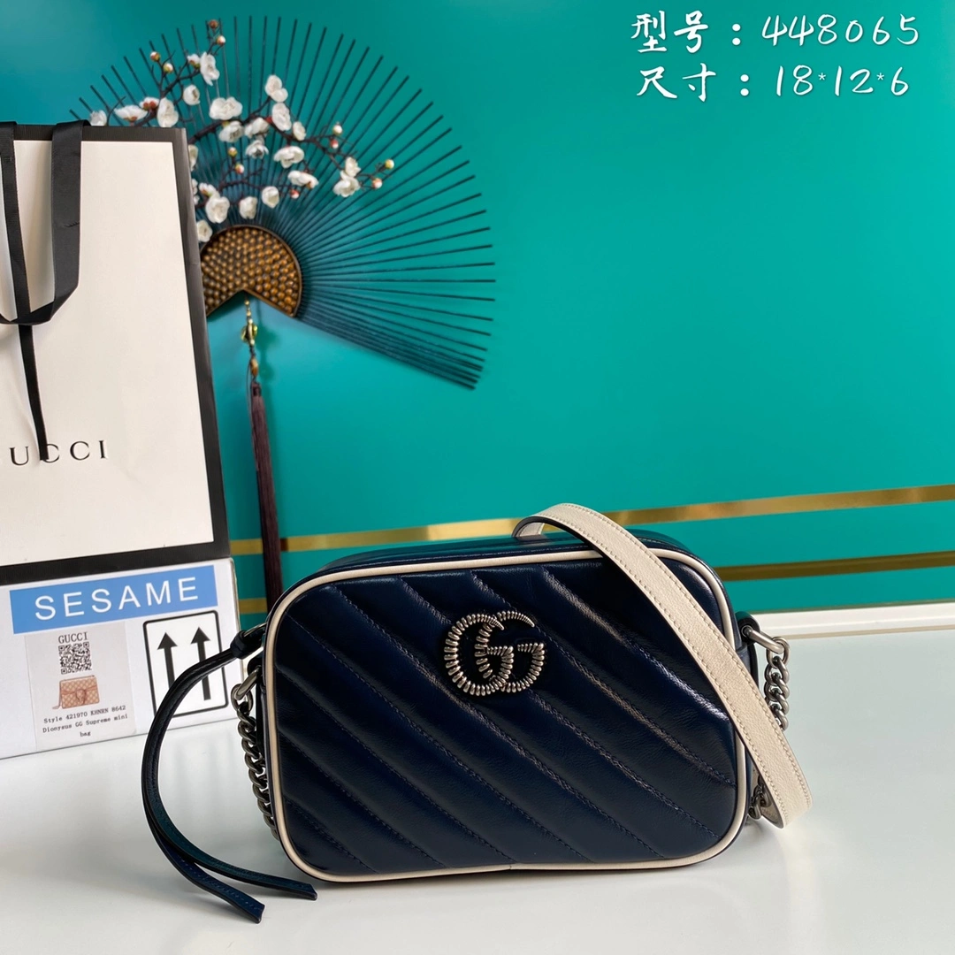 Efficient G*ucci Bag Top Quality 18*12*6cm 8088