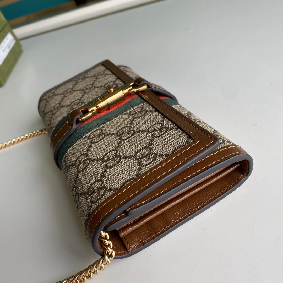 G*ucci Bag Top Quality 19*10*3.5cm Colorful 8102