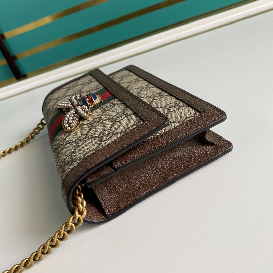 G*ucci Bag Top Quality 20*12.5*4cm Supportive 8077
