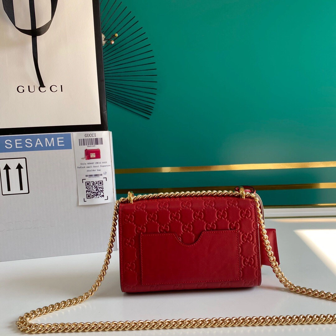G*ucci Bag Top Quality 20*12.5*8cm Classic 8172