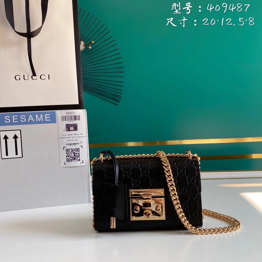G*ucci Bag Top Quality 20*12.5*8cm Classic 8172