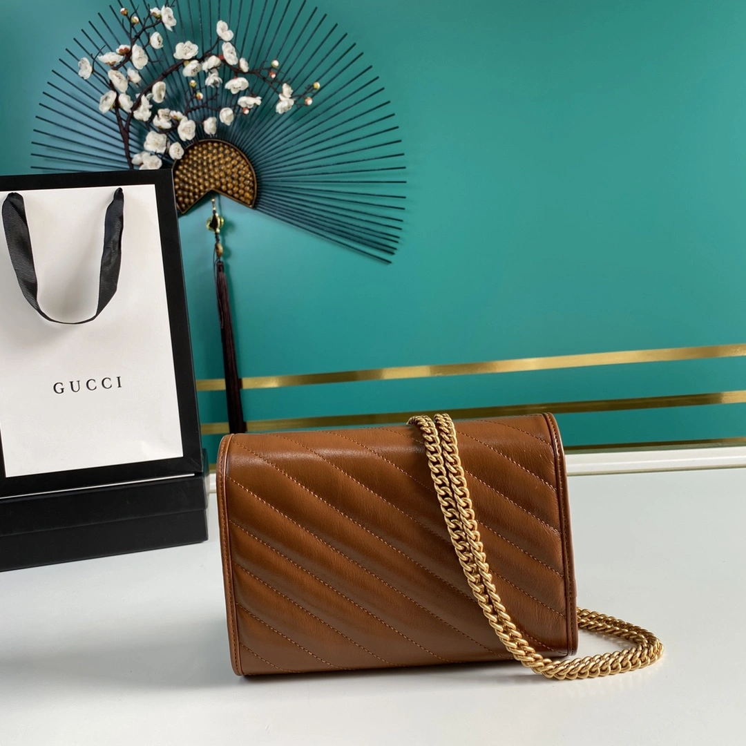 G*ucci Bag Top Quality 20*13*6cm Durable 8080