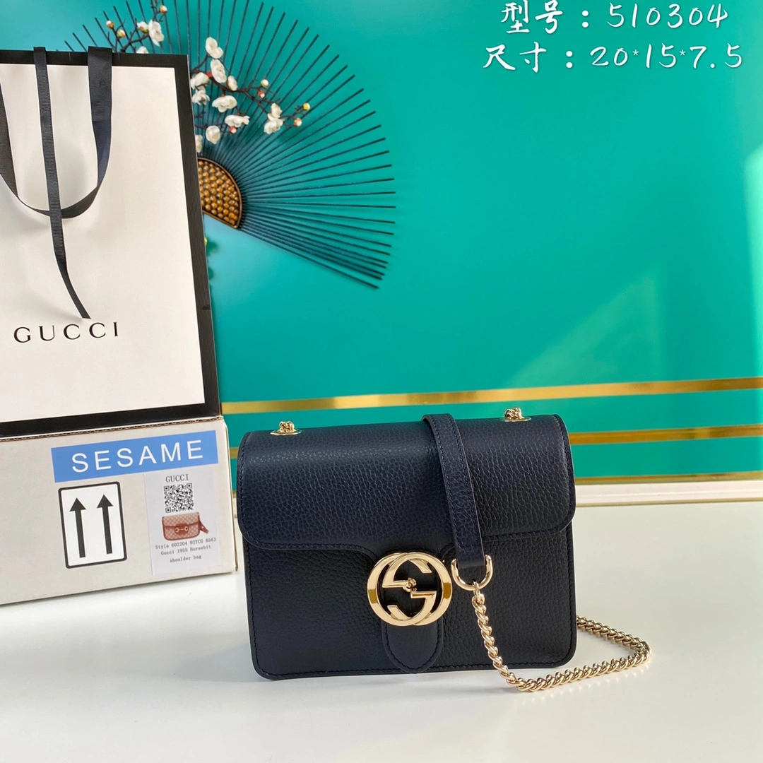 Fashionable G*ucci Bag Top Quality 20*15*7.5cm 8107