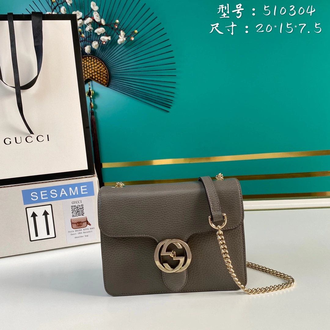 Fashionable G*ucci Bag Top Quality 20*15*7.5cm 8107