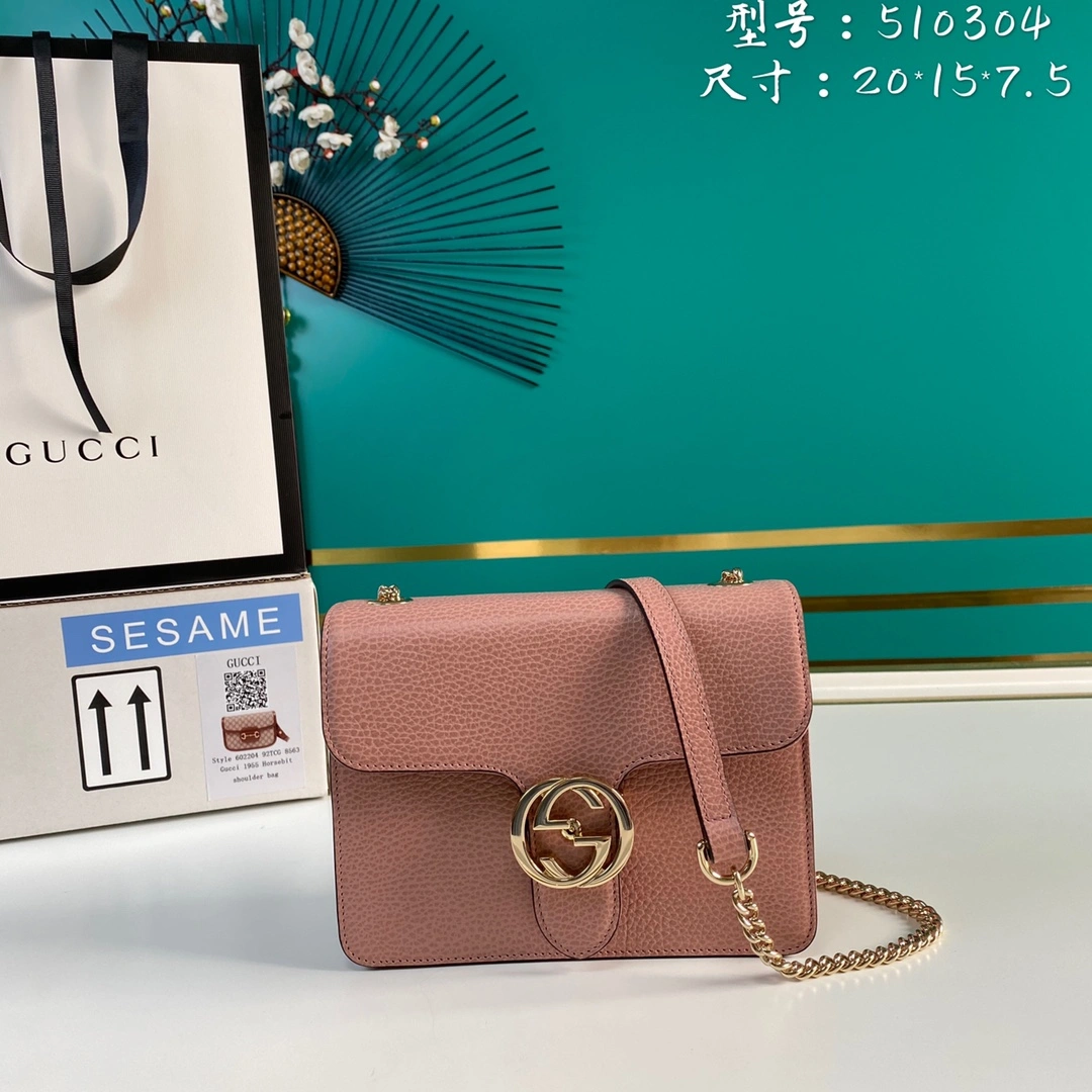 Fashionable G*ucci Bag Top Quality 20*15*7.5cm 8107