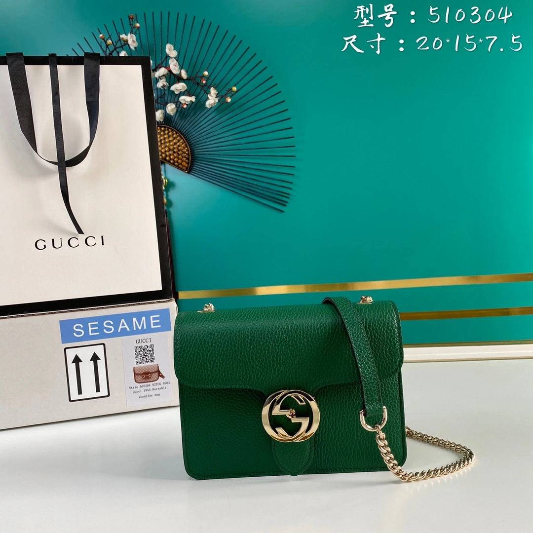 Fashionable G*ucci Bag Top Quality 20*15*7.5cm 8107