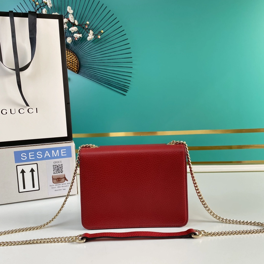 Fashionable G*ucci Bag Top Quality 20*15*7.5cm 8107