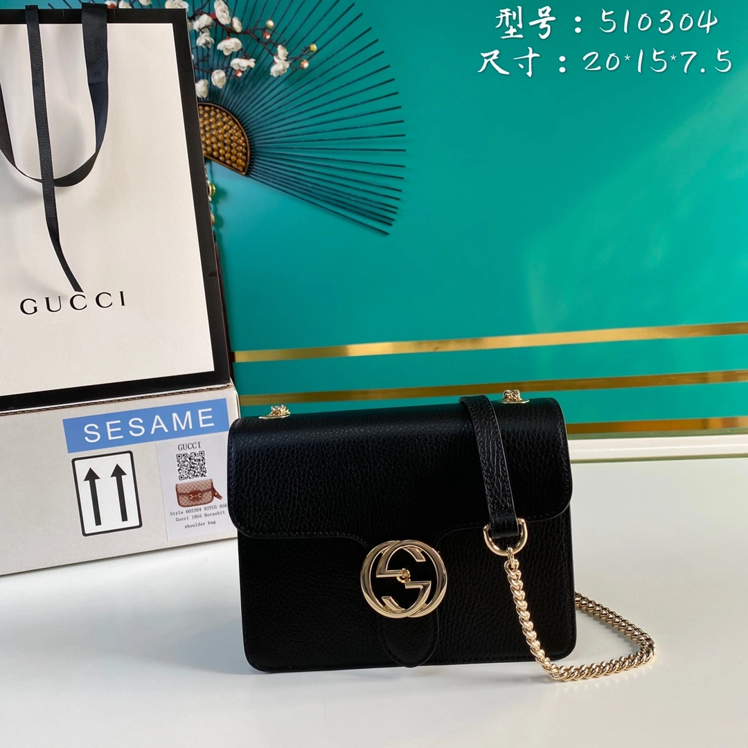 Fashionable G*ucci Bag Top Quality 20*15*7.5cm 8107