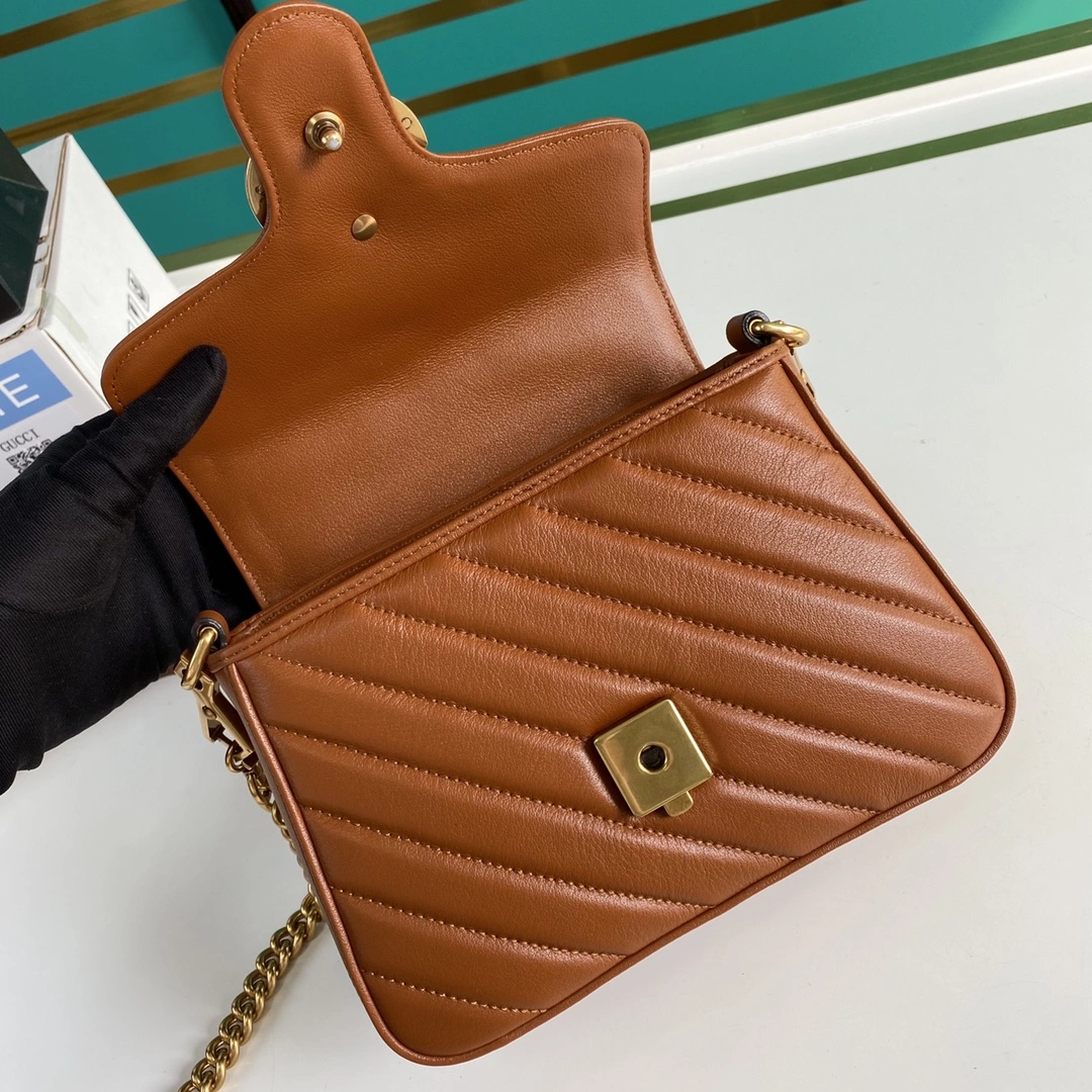 Resilient G*ucci Bag Top Quality 21*15.5*8cm 8084