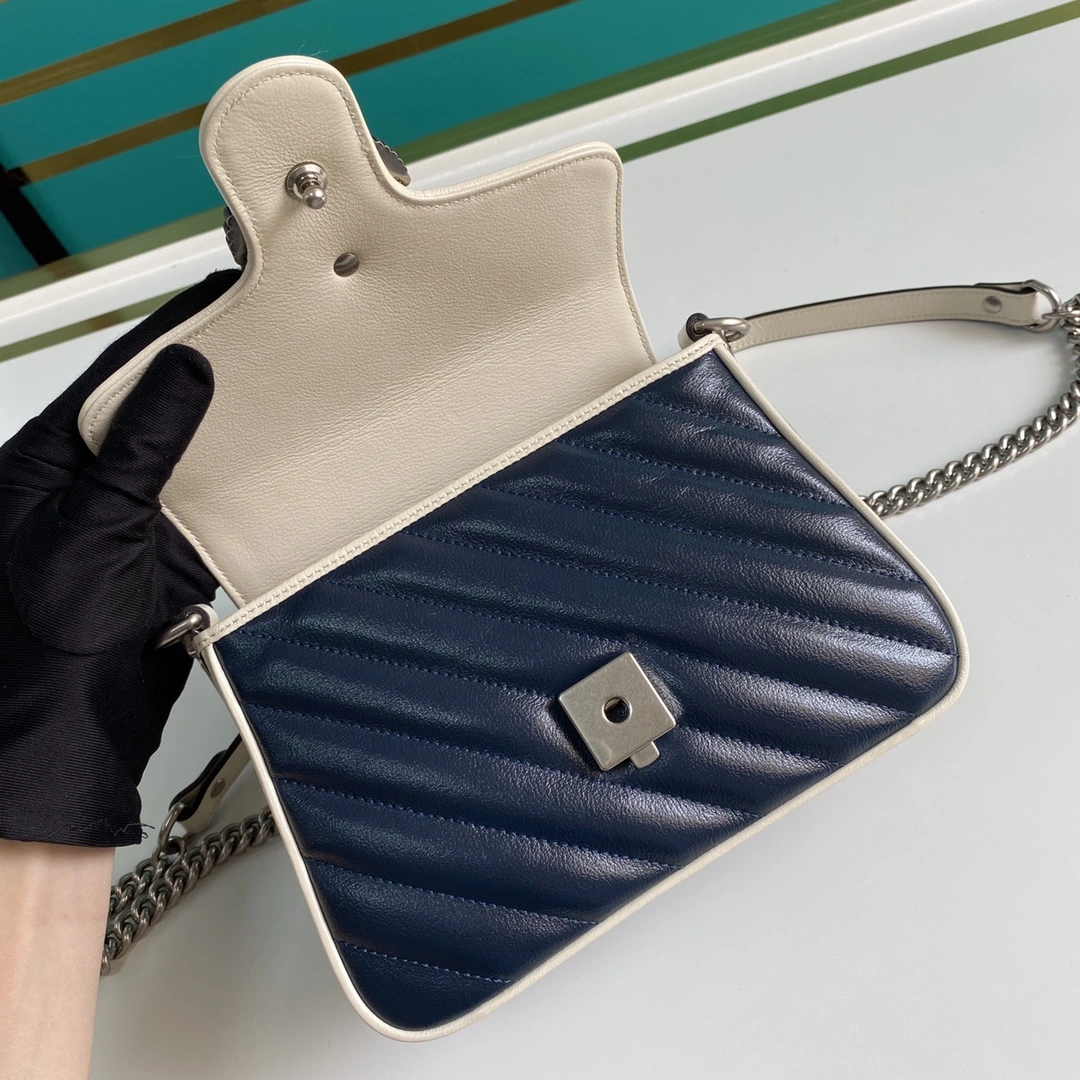 G*ucci Bag Top Quality 21*15.5*8cm Trendsetting 8104