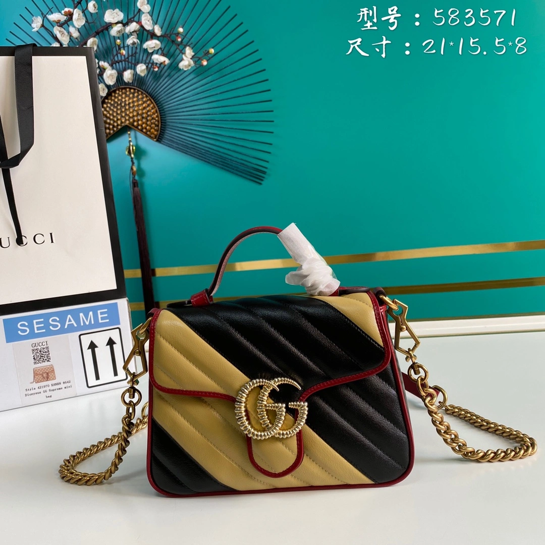 FreshLook G*ucci Bag Top Quality 21*15.5*8cm 8096