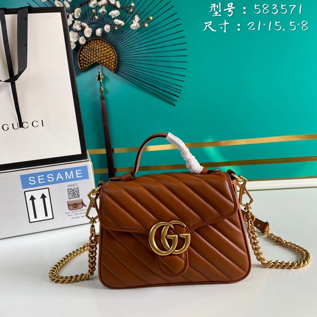 Resilient G*ucci Bag Top Quality 21*15.5*8cm 8084
