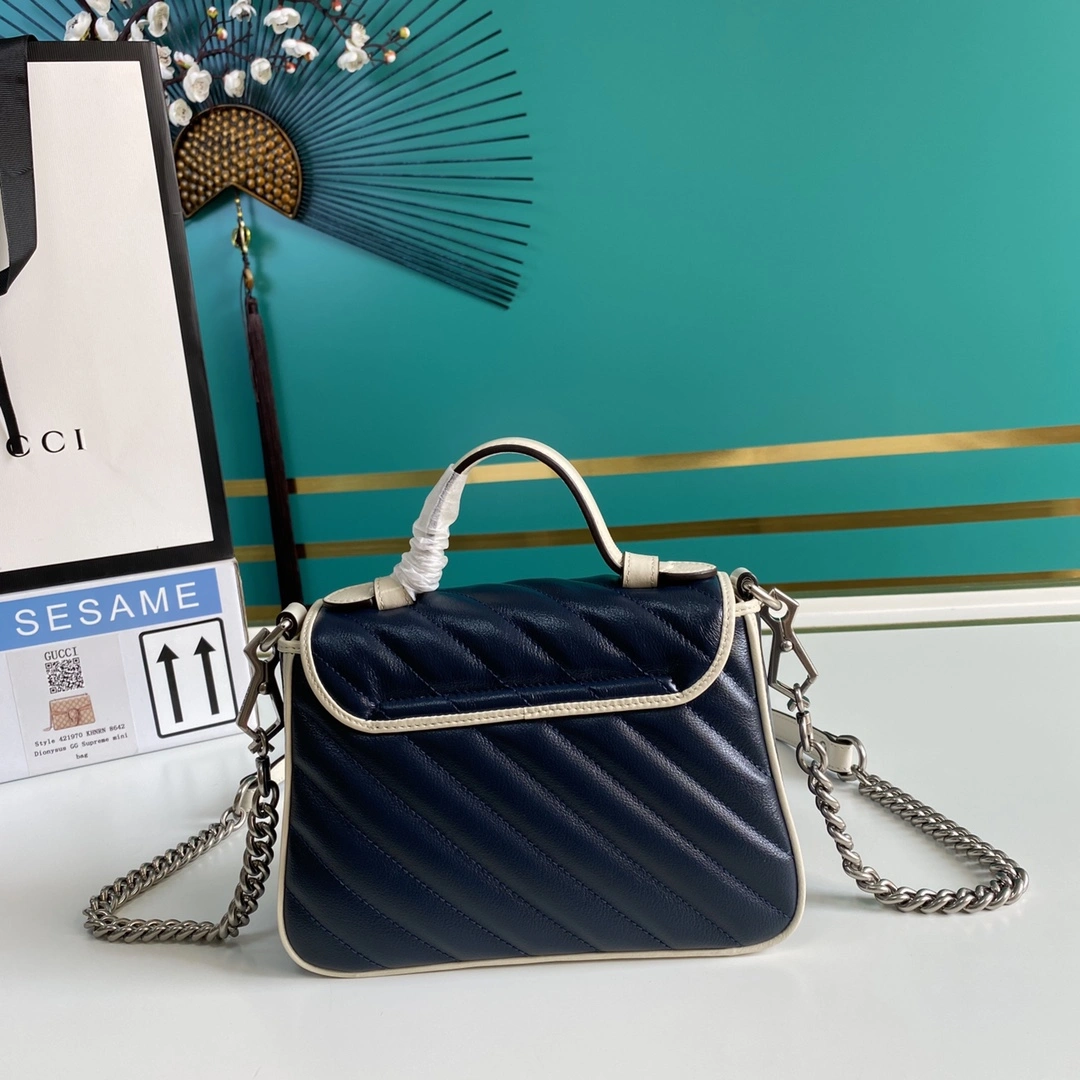 G*ucci Bag Top Quality 21*15.5*8cm Trendsetting 8104