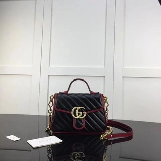 G*ucci Bag Top Quality 21*15.5*8cm Durable 8183