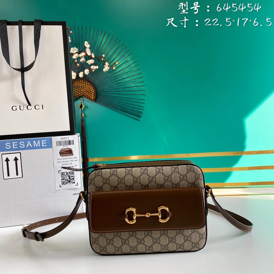 G*ucci Bag Top Quality 22.5*17*6.5cm Premium 8131