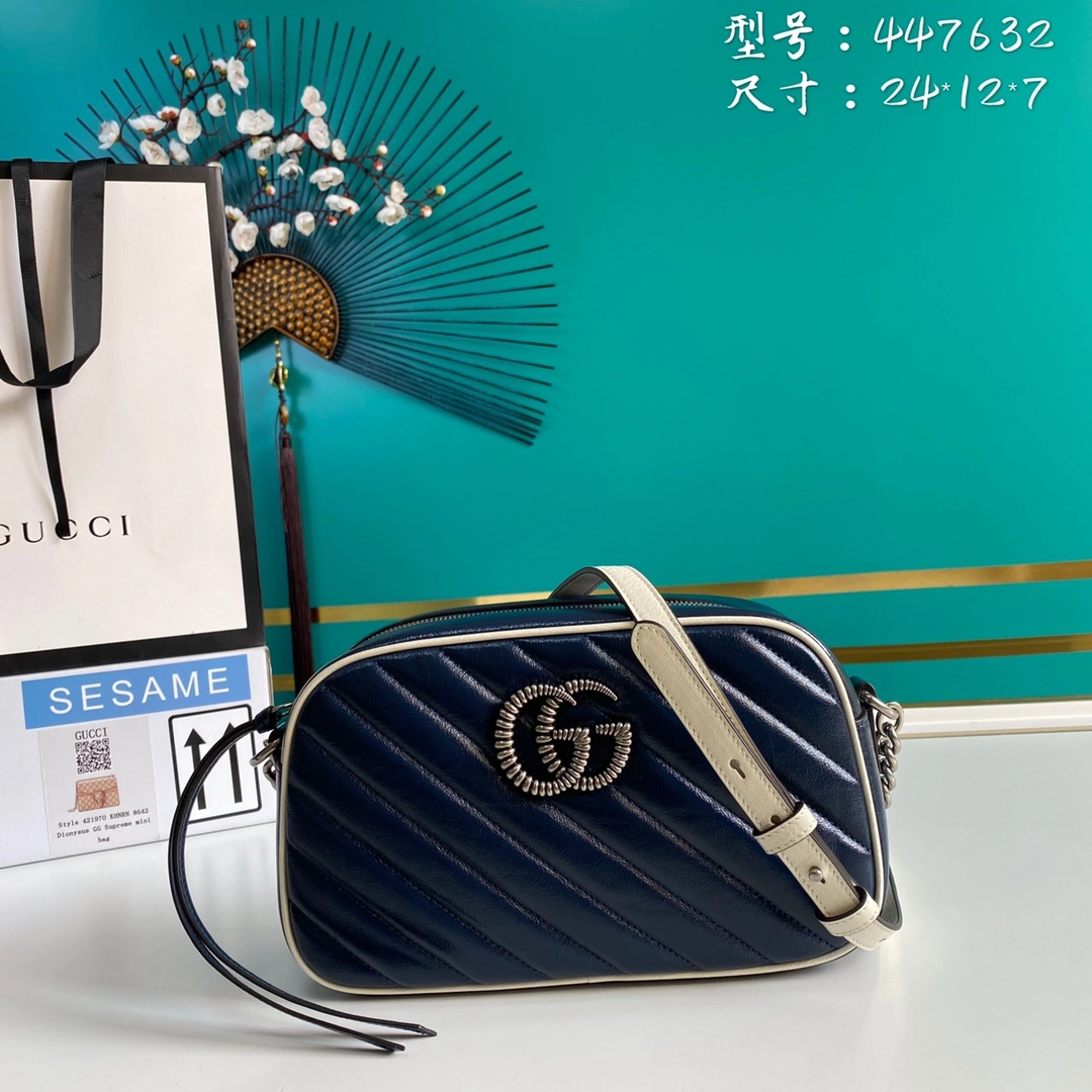 G*ucci Bag Top Quality 24*12*7m EasyMatch 8087