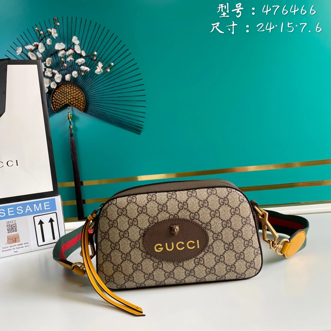 G*ucci Bag Top Quality 24*15*7.6cm Original 8134