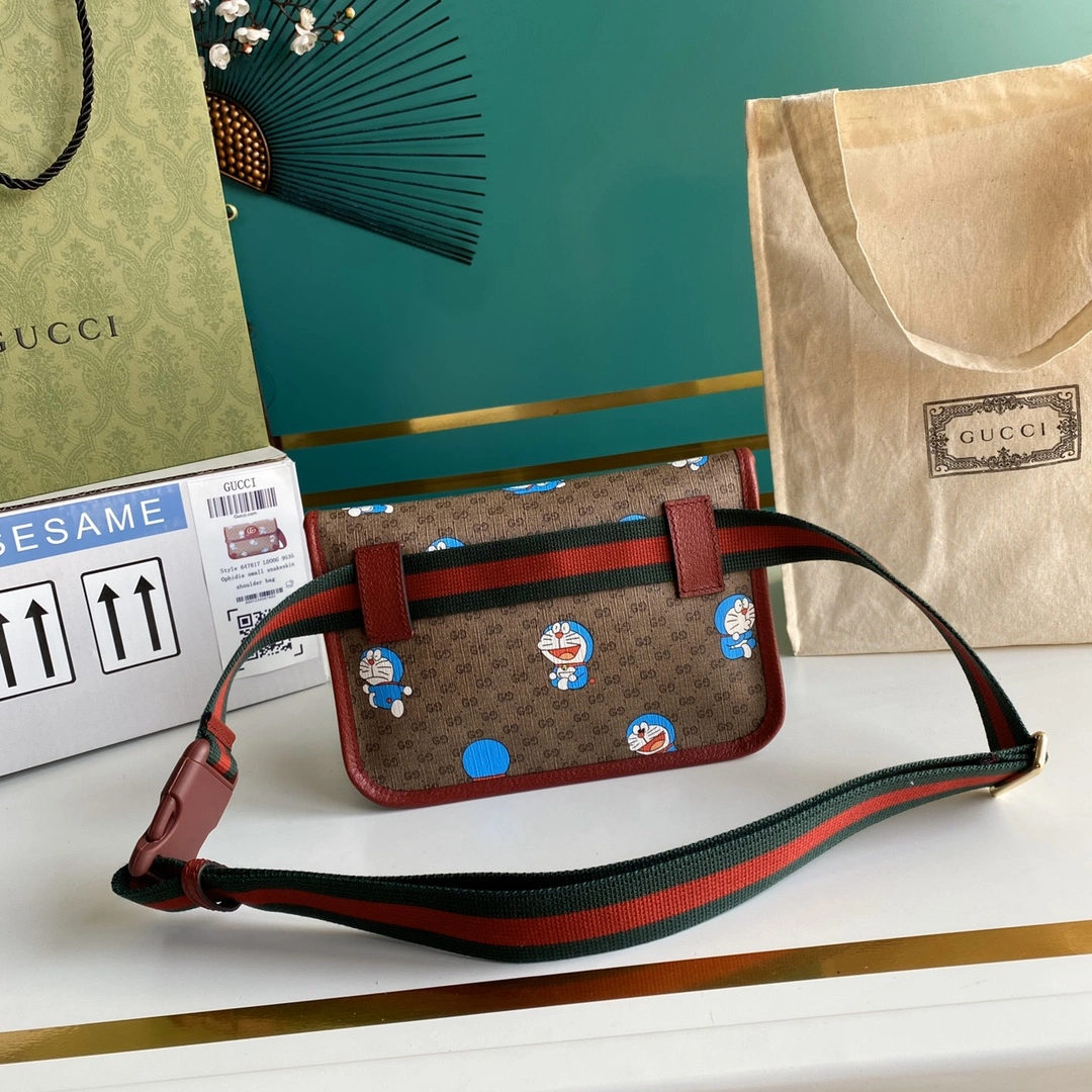 G*ucci Bag Top Quality 24*16*3.5cm ZipUp 8119