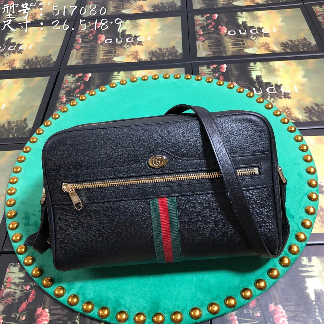 WrinkleFree G*ucci Bag Top Quality 26.5*18*9cm 8143