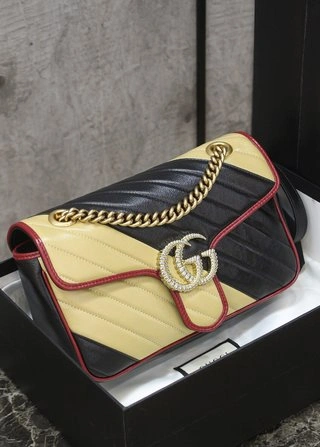 G*ucci Bag Top Quality 26*15*7cm Effortless 8202