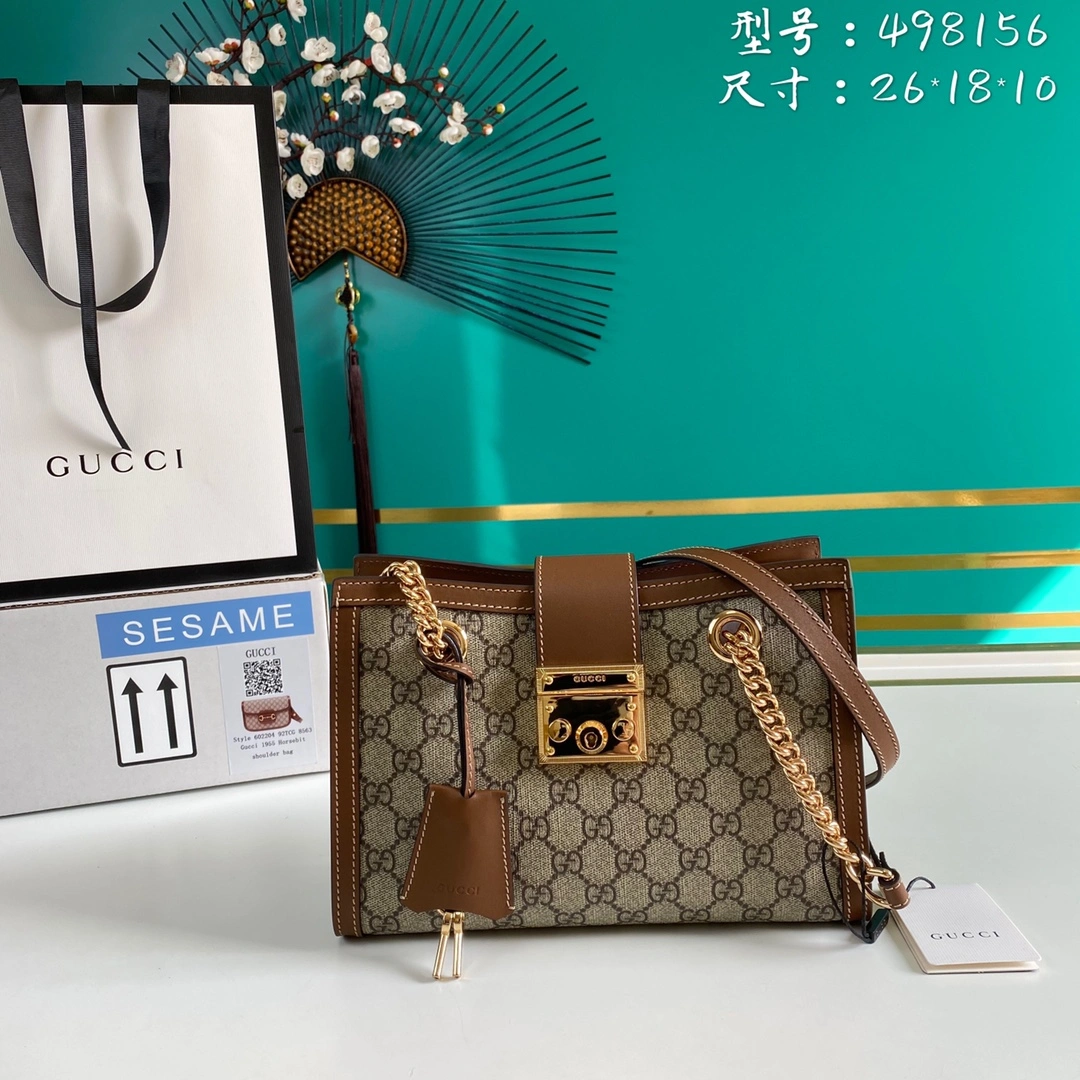 G*ucci Bag Top Quality 26*18*10cm Chic 8097