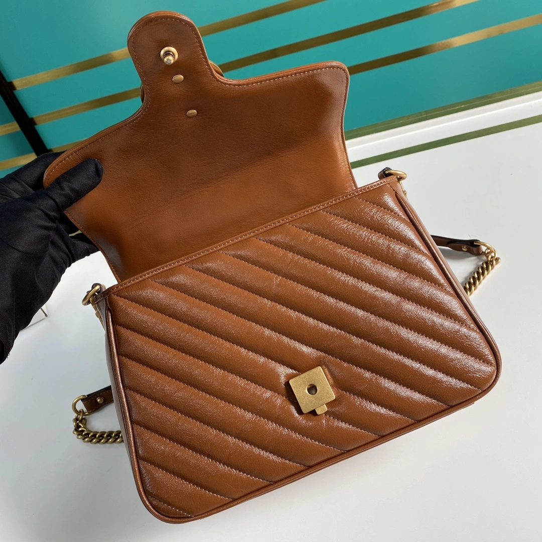 G*ucci Bag Top Quality 27*19*10.5cm Trendsetting 8085