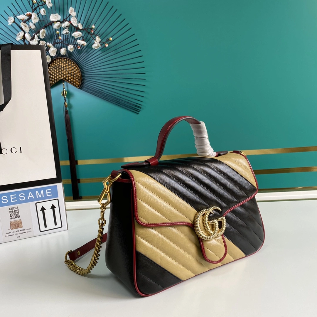 OdorResistant G*ucci Bag Top Quality 27*19*10.5cm 8095