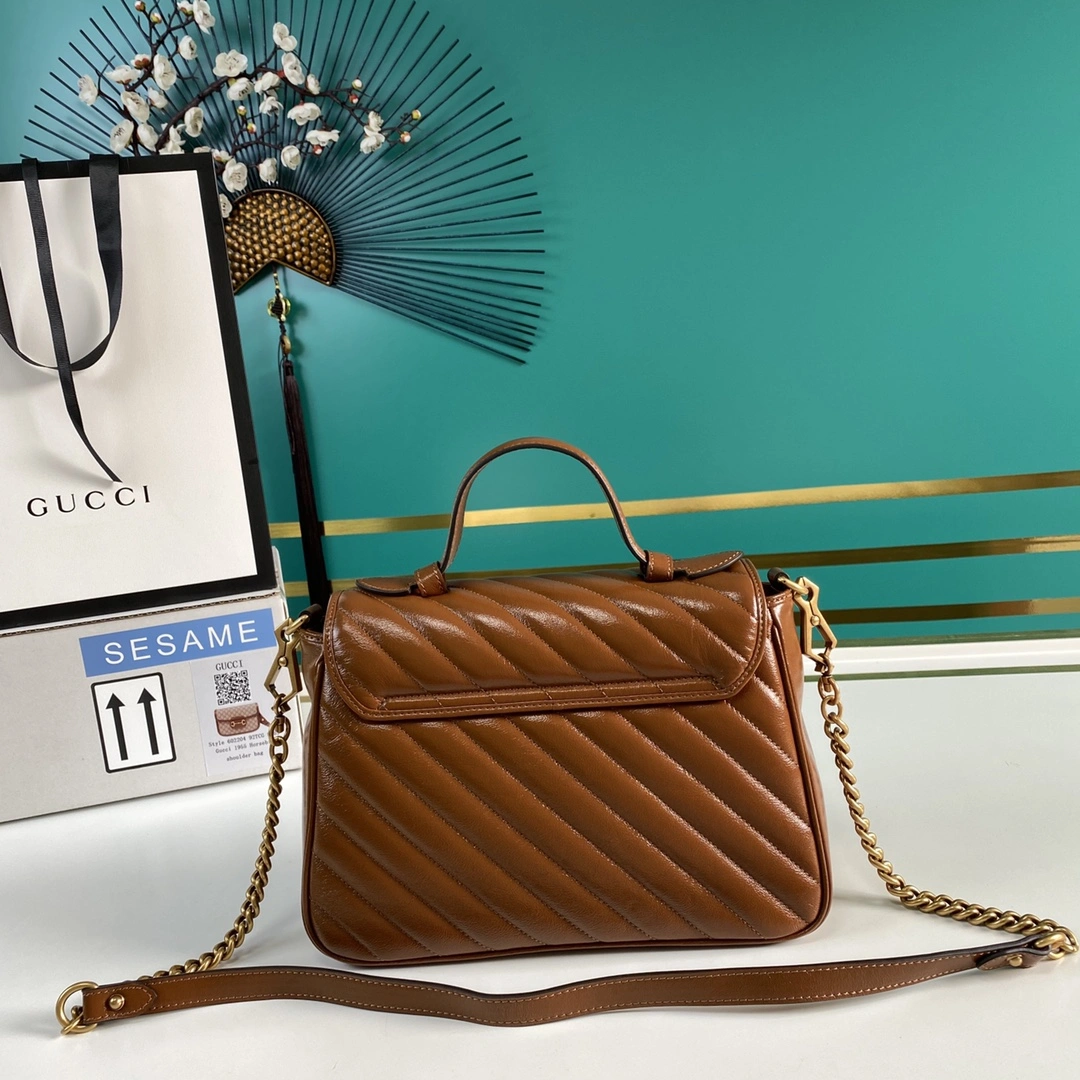 G*ucci Bag Top Quality 27*19*10.5cm Trendsetting 8085