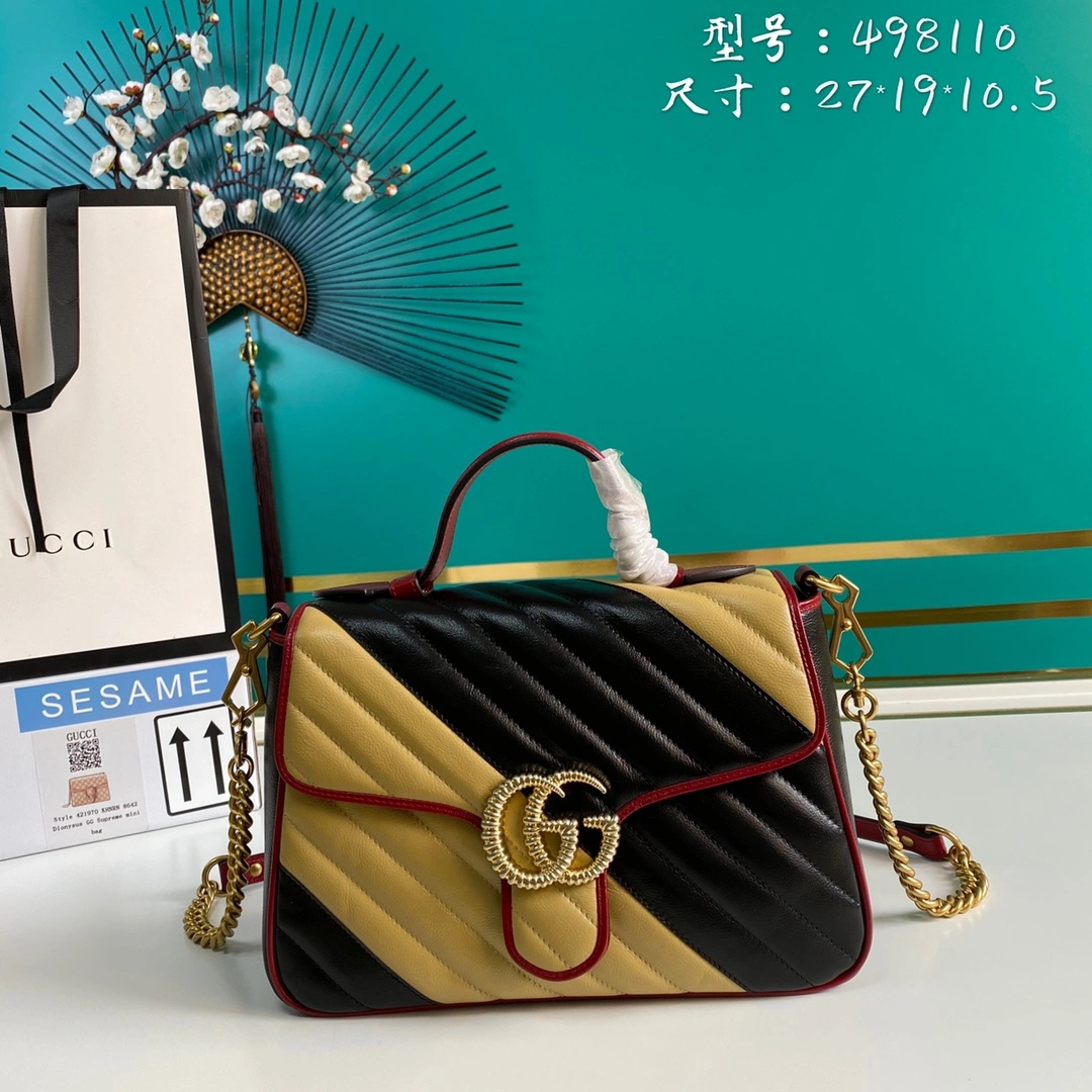 OdorResistant G*ucci Bag Top Quality 27*19*10.5cm 8095