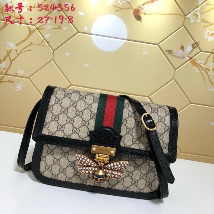 G*ucci Bag Top Quality 27*19*8cm Youthful 8144