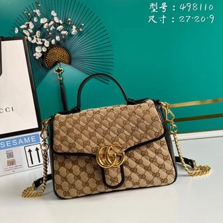Sporty G*ucci Bag Top Quality 27*20*9cm 8203