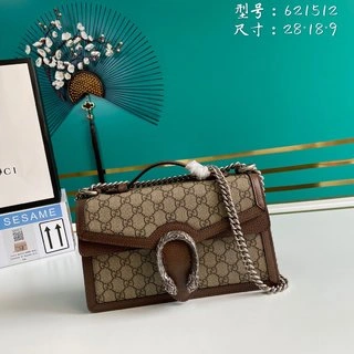 G*ucci Bag Top Quality 28.0*18.0*9.0cm Unique 8210