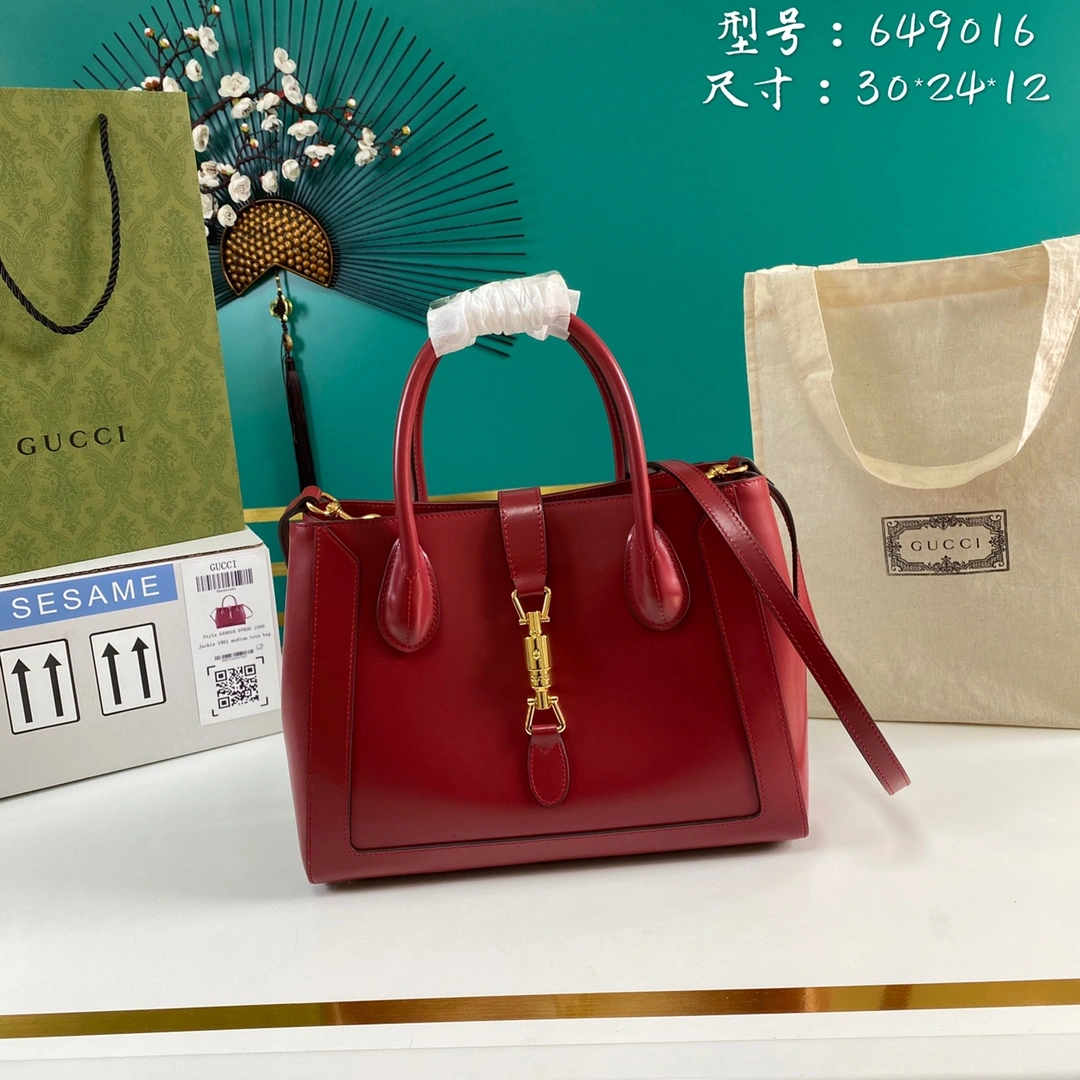 Resilient G*ucci Bag Top Quality 30*24*12cm 8100