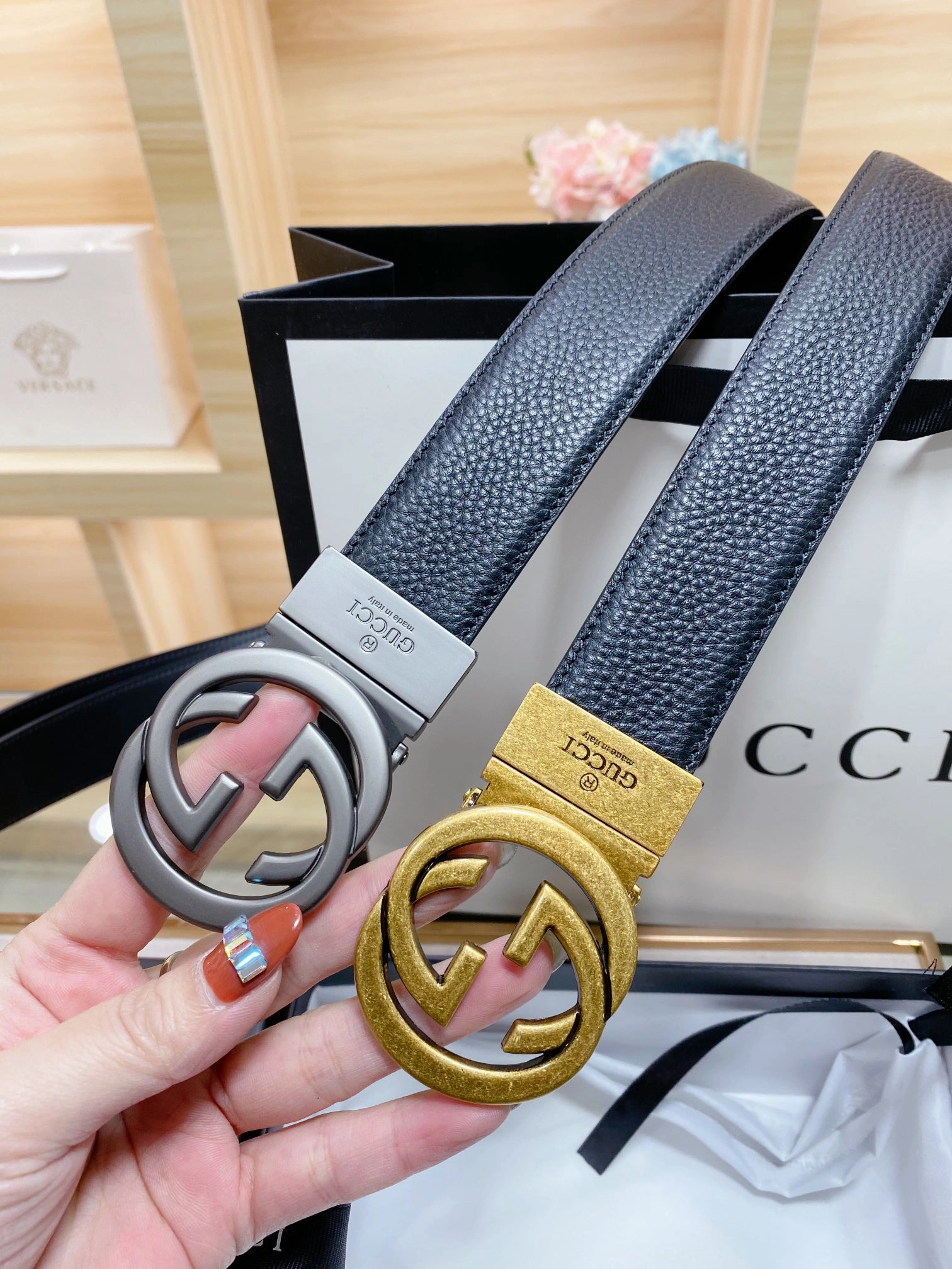 G*ucci Belts Top Version Efficient 15008