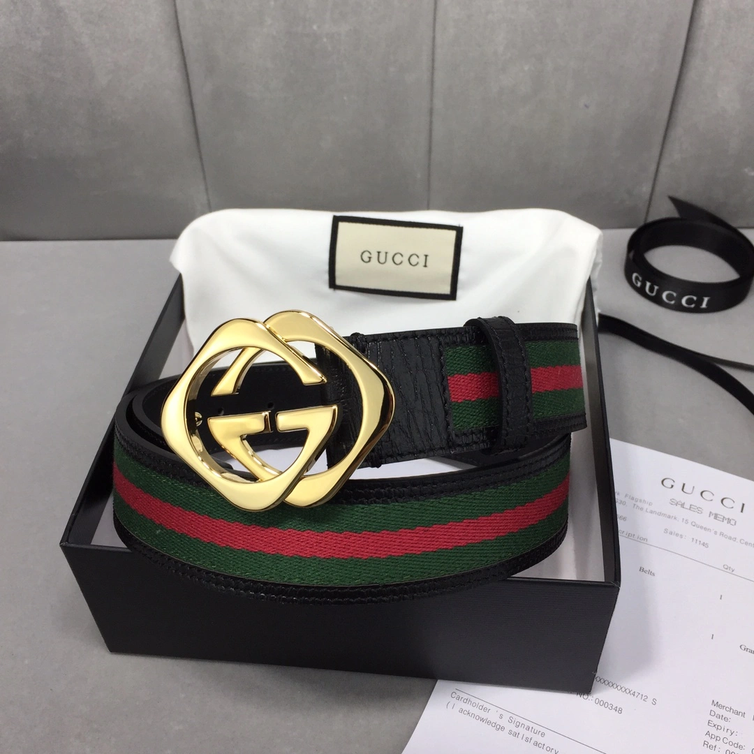 G*ucci Belts Top Version Durable 15021